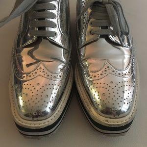 Prada Silver Oxford